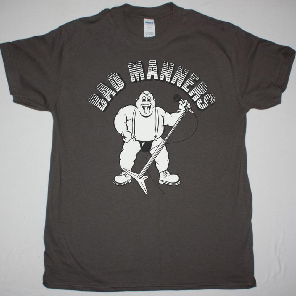 Bad Manners Ska N B New Grey Charcoal T-Shirt